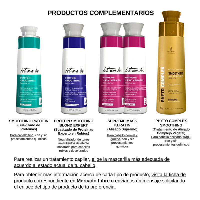 Mascarilla Capilar Nutritiva Let Me Be Hidratación Profunda