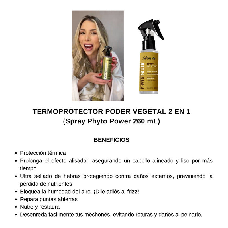 Spray Termoprotector Capilar Phyto Power Let Me Be 60 Ml
