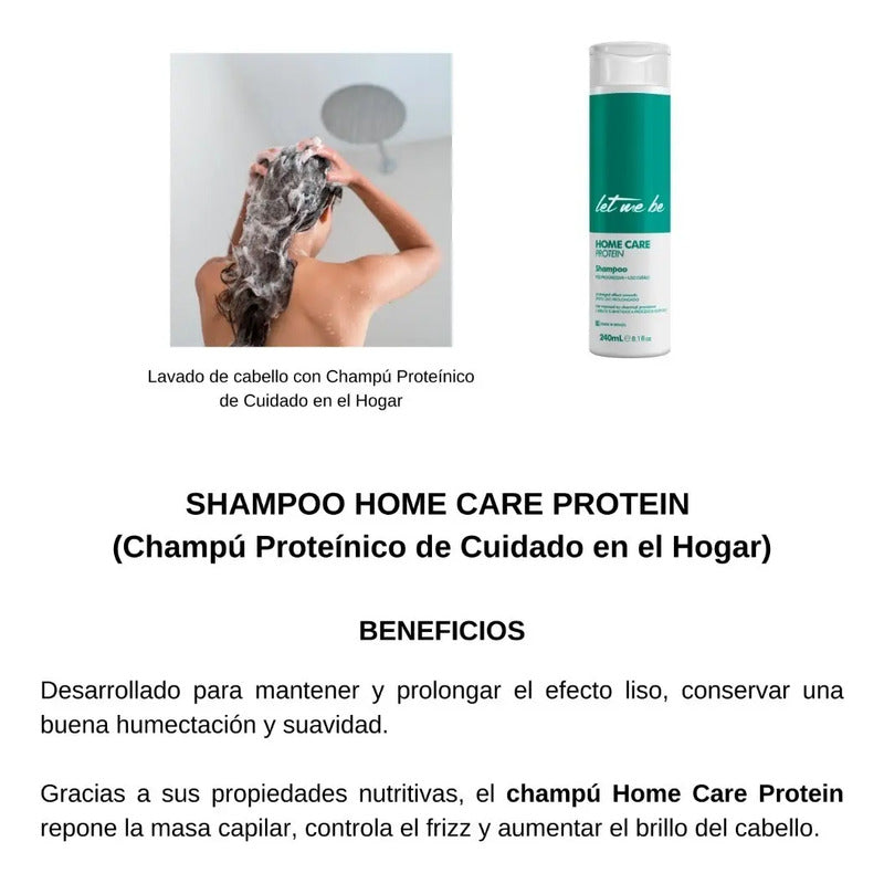 Home Care Post Alisado Hidratante Let Me Be Reparador Puntas