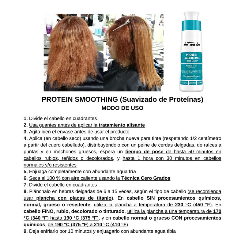 Alisado Orgánico 1 L + Postalisado Reparador Mask Let Me Be