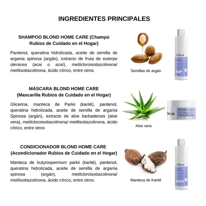 Alisado Antiresiduos Protein Smoothing Matiz Blond Home Care