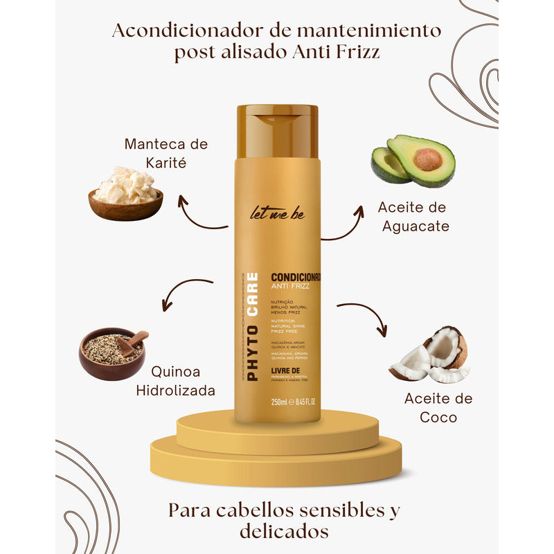 Acondicionador Post Alisado Brasileño Phyto Care 250ml