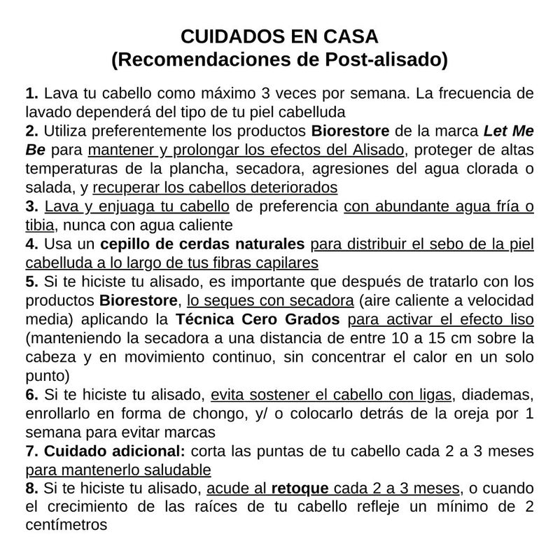 Let Me Be Acondicionador Mantenimiento Postalisado Nutritivo