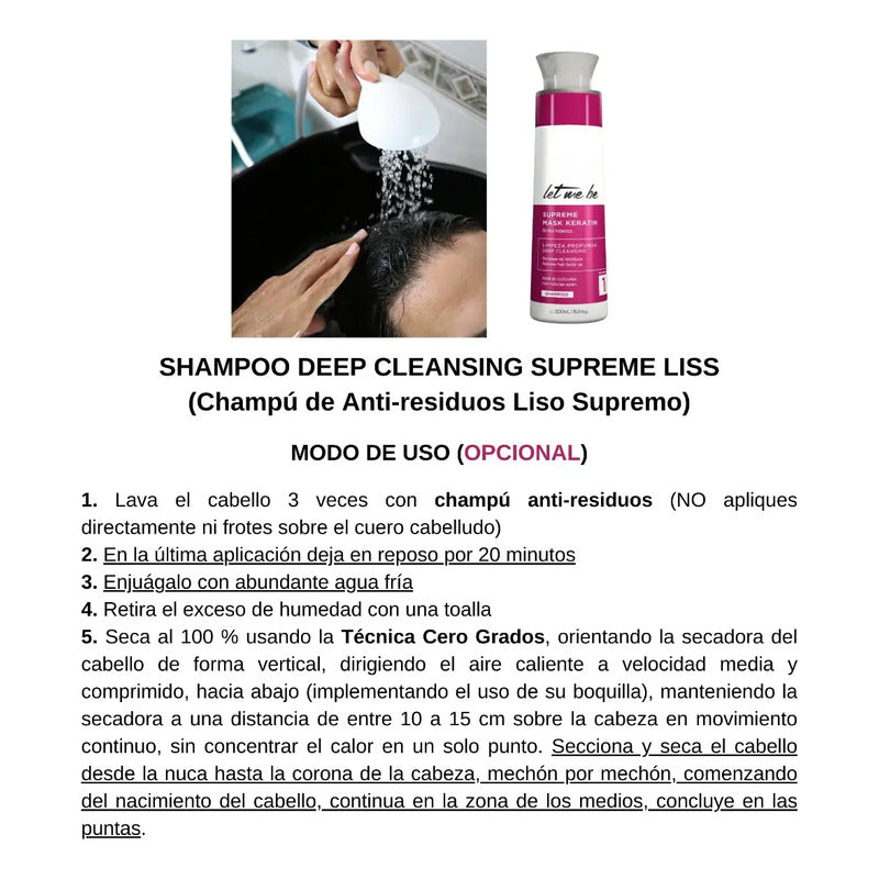 Alisado Orgánico 1 L + Postalisado Hidratante Mask Let Me Be