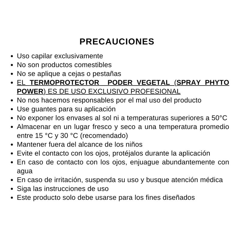 Spray Termoprotector Capilar Phyto Power Let Me Be 260 Ml