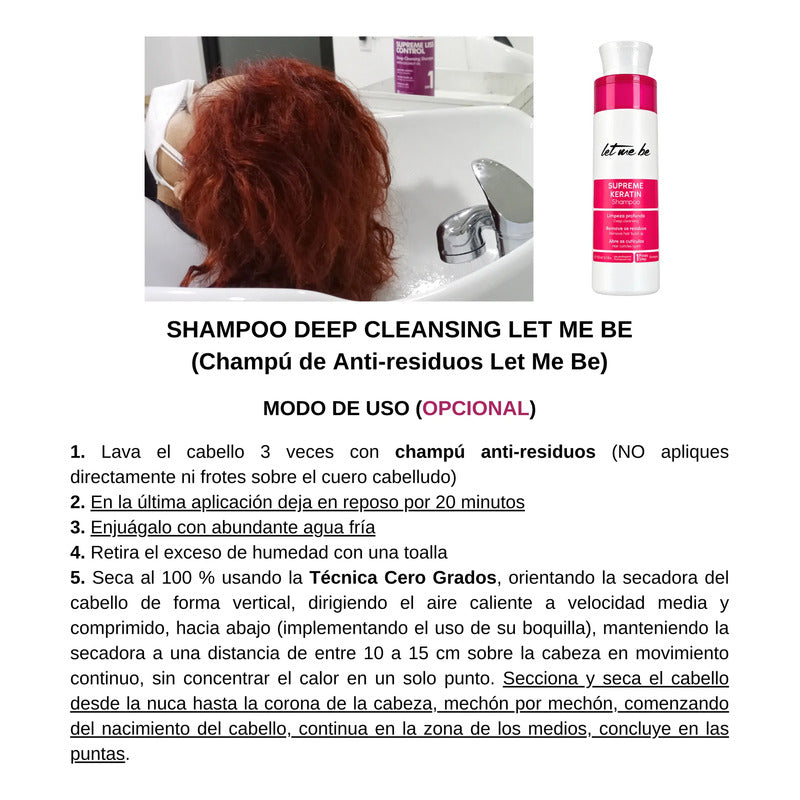 Alisado Orgánico 1 L + Postalisado Reparador Mask Let Me Be