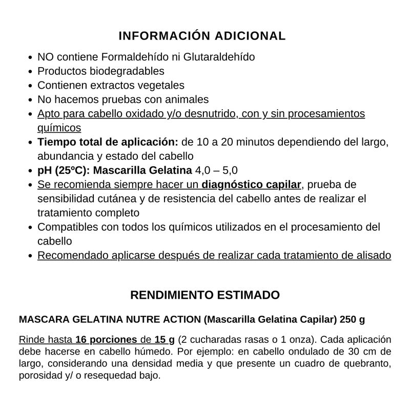 Mascarilla Capilar Nutritiva Let Me Be Hidratación Profunda