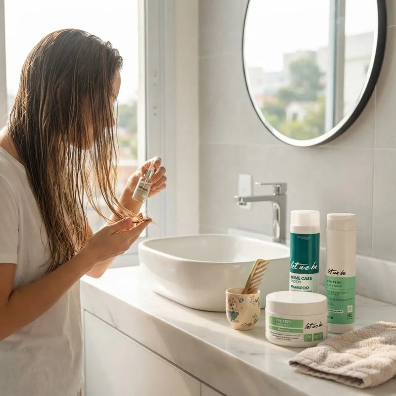 Home Care Post Alisado Hidratante Let Me Be Reparador Puntas