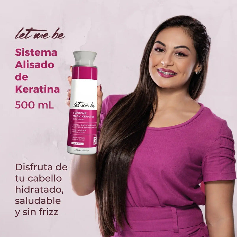 Alisado Permanente Let Me Be Keratin Smoothing System Mask