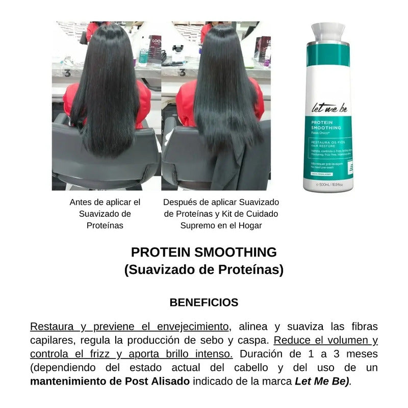 Alisado Let Me Be Keratina Protein Smoothing Y Anti Residuos