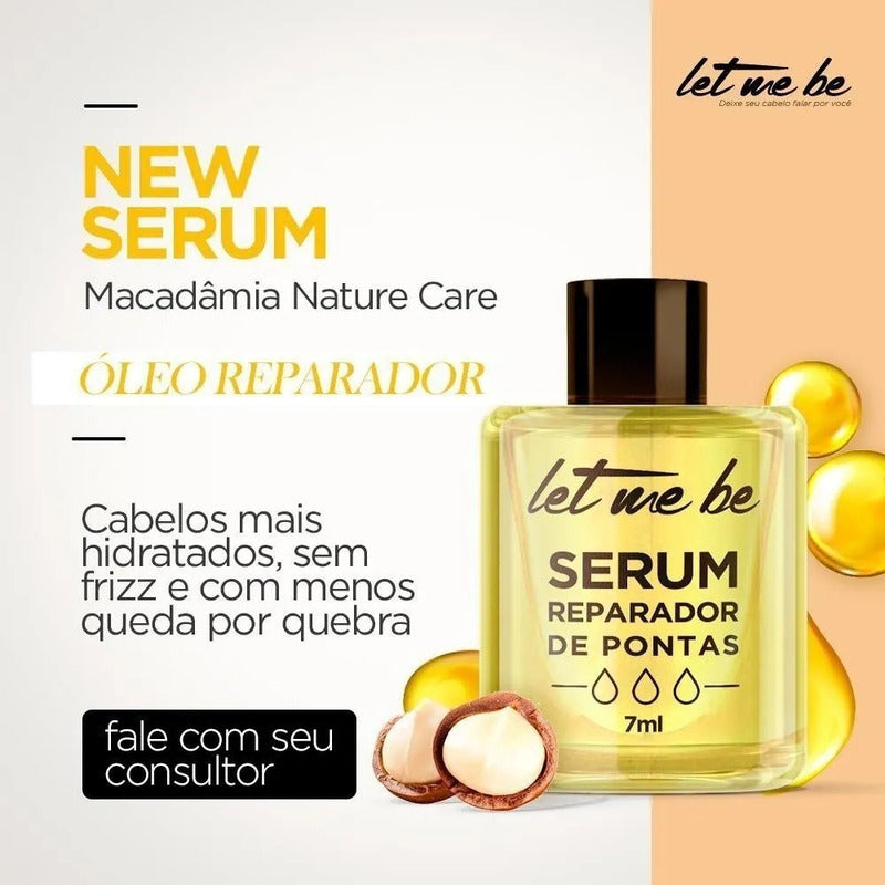 Let Me Be Aceite Reparador De Puntas (post Alaciado Progresivo)