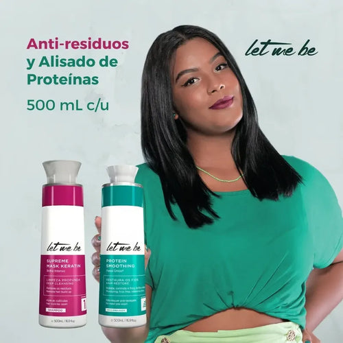 Alisado Let Me Be Keratina Protein Smoothing Y Anti Residuos
