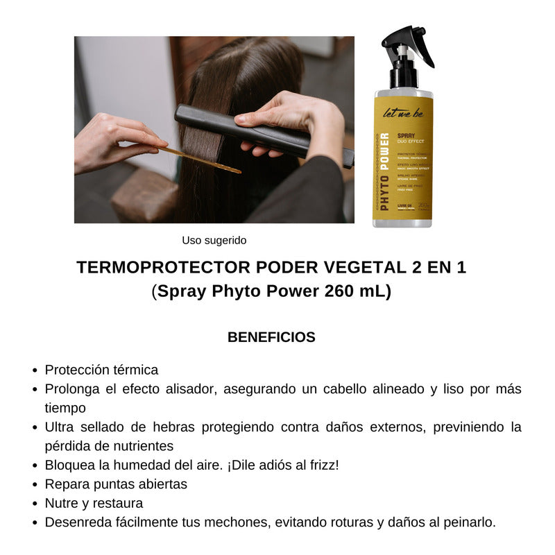Spray Termoprotector Capilar Phyto Power Let Me Be 260 Ml