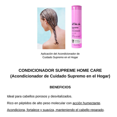 Acondicionador Postalisado Reparador Let Me Be Nutre Suaviza