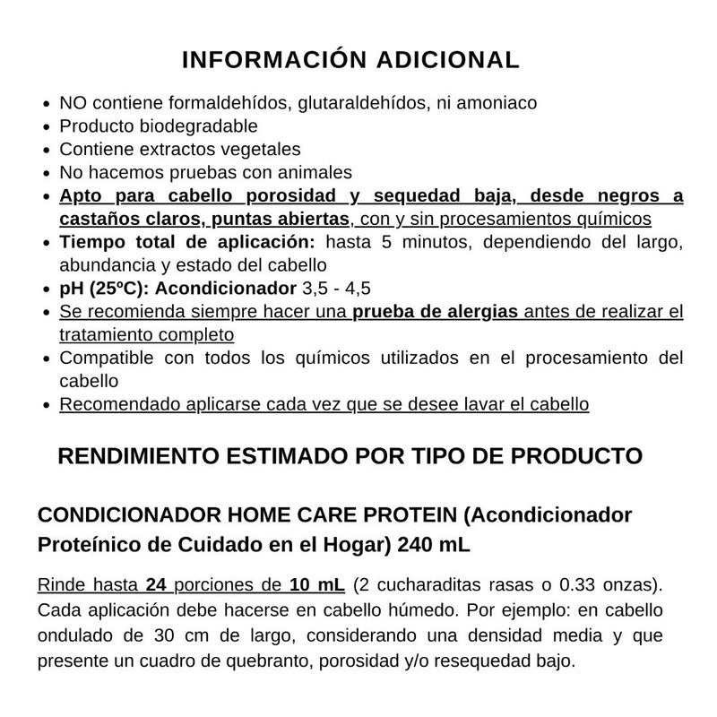 Post-alisado Acondicionador Reparador De Puntas Let Me Be