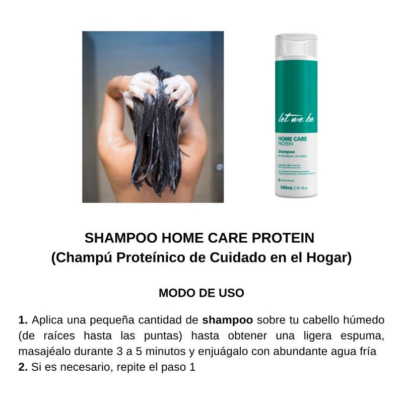 Champú Acondicionador Home Care Let Me Be Postalisado Hidrat