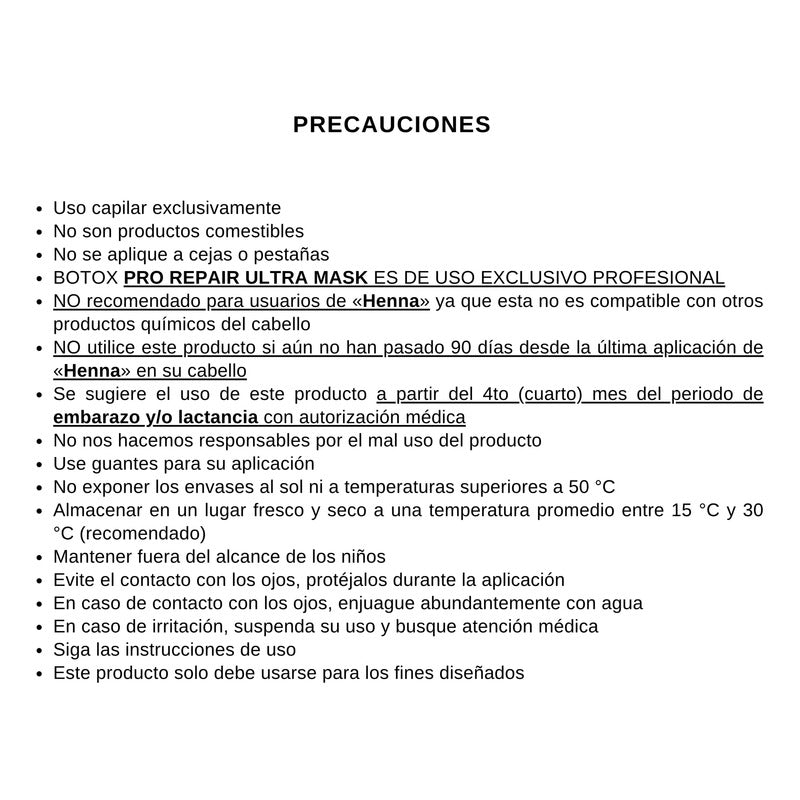 Tratamiento Reconstructor Capilar Pro Repair Let Me Be 1 Kg