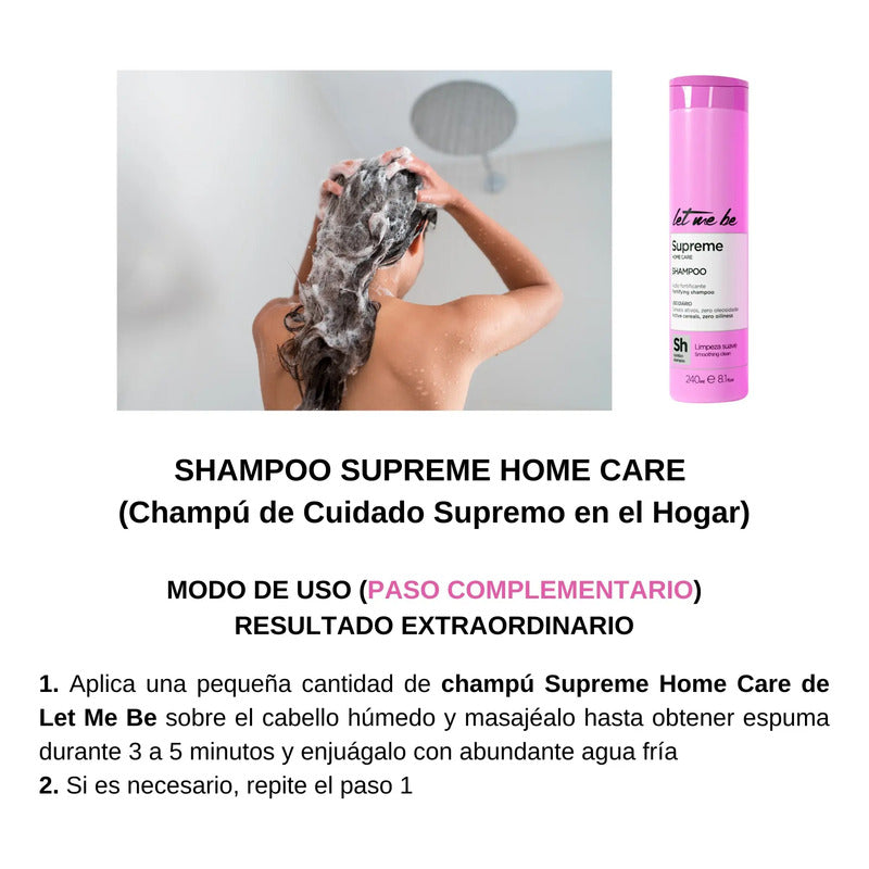 Acondicionador Postalisado Reparador Let Me Be Nutre Suaviza