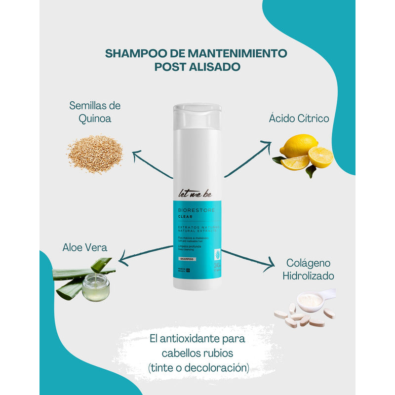 Let Me Be Champú Mantenimiento Postalisado Nutritivo Colagen