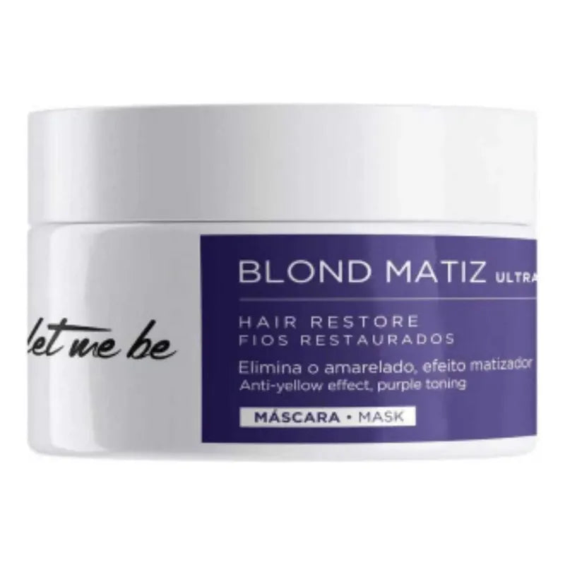 Mascarilla Btx Blond Matizador Ultra Mask 250g Let Me Be
