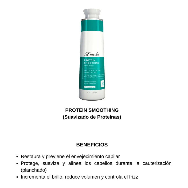 Alisado Orgánico 1 L + Postalisado Hidratante Mask Let Me Be