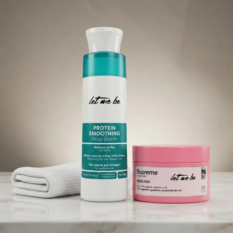 Alisado Orgánico 500ml Mask Postalisado Reparador Let Me Be
