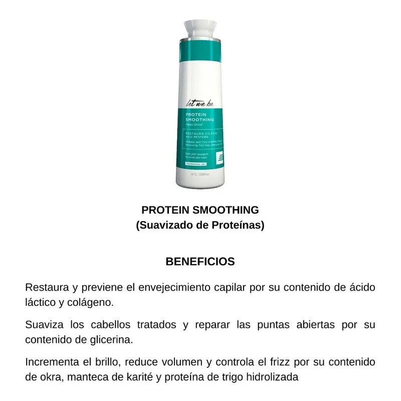 Let Me Be Alisado Orgánico Protein Smoothing 1l Nanoplsatia