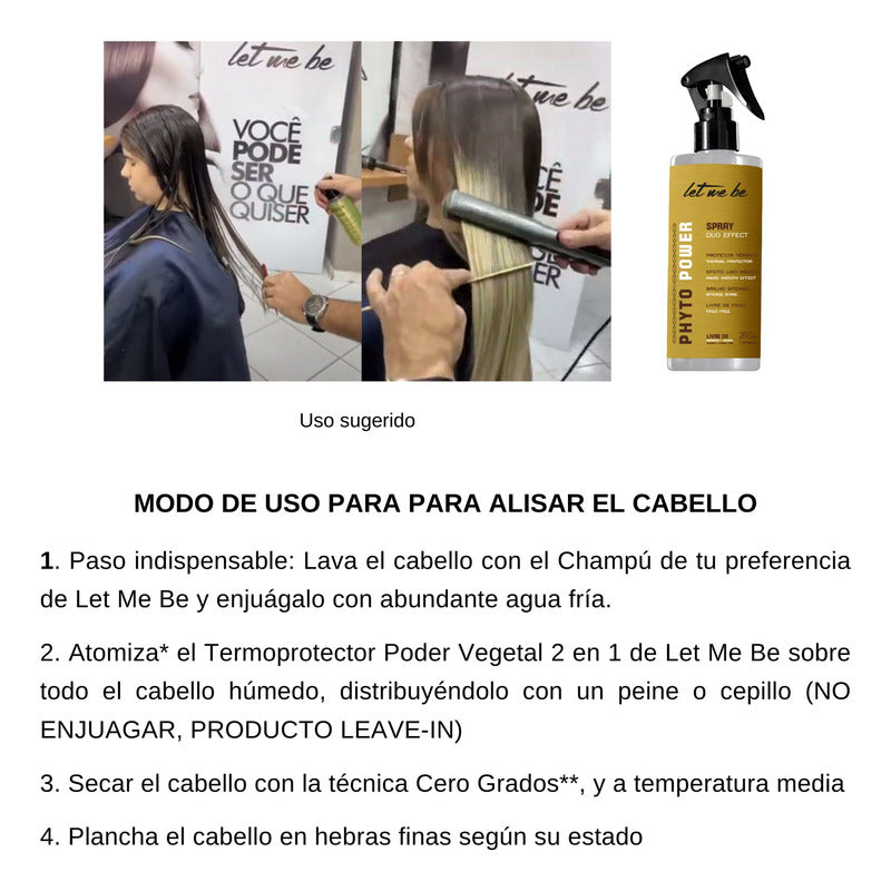 Spray Termoprotector Capilar Phyto Power Let Me Be 260 Ml
