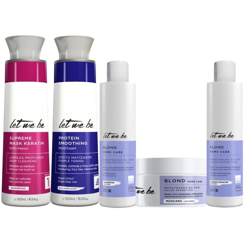 Alisado Antiresiduos Protein Smoothing Matiz Blond Home Care