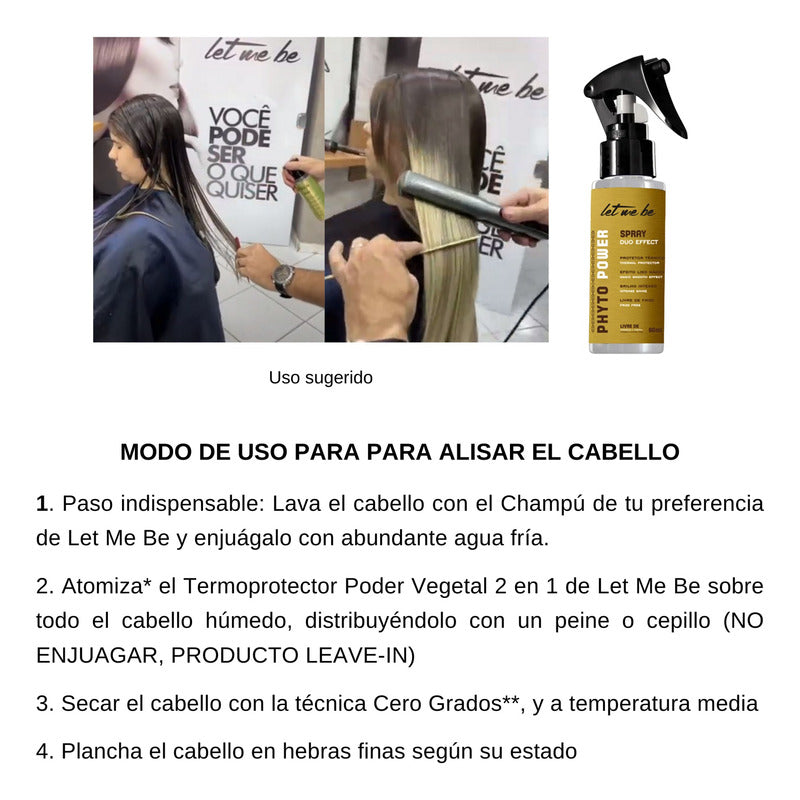 Spray Termoprotector Capilar Phyto Power Let Me Be 60 Ml