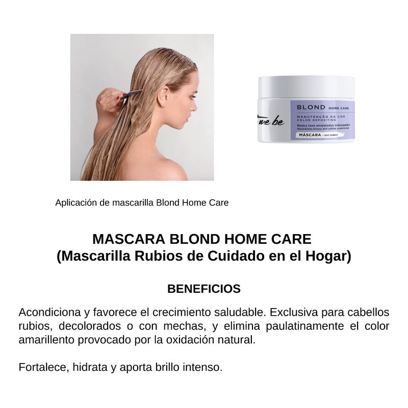 Mascarilla Post Alisado Let Me Be Efecto Matizador Rubios