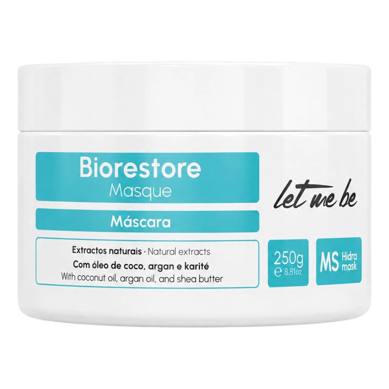 Kit Alisado Progresivo Hidratante Let Me Be: Protein Smoothing 500ml + Mascarilla Postalisado Reparador 250g