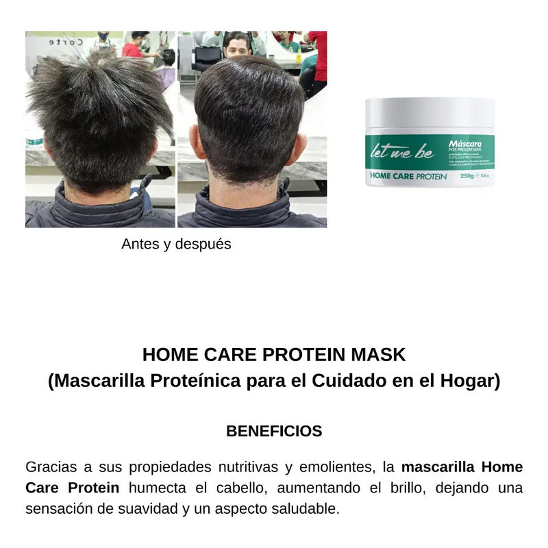 Alisado Orgánico 1 L + Postalisado Hidratante Mask Let Me Be