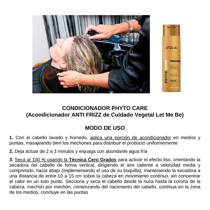 Acondicionador Post Alisado Brasileño Phyto Care 250ml