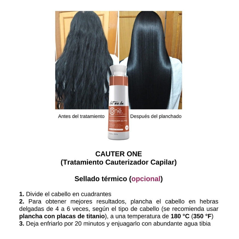 Tratamiento Cauterizador Let Me Be 500 Ml Blindaje Capilar