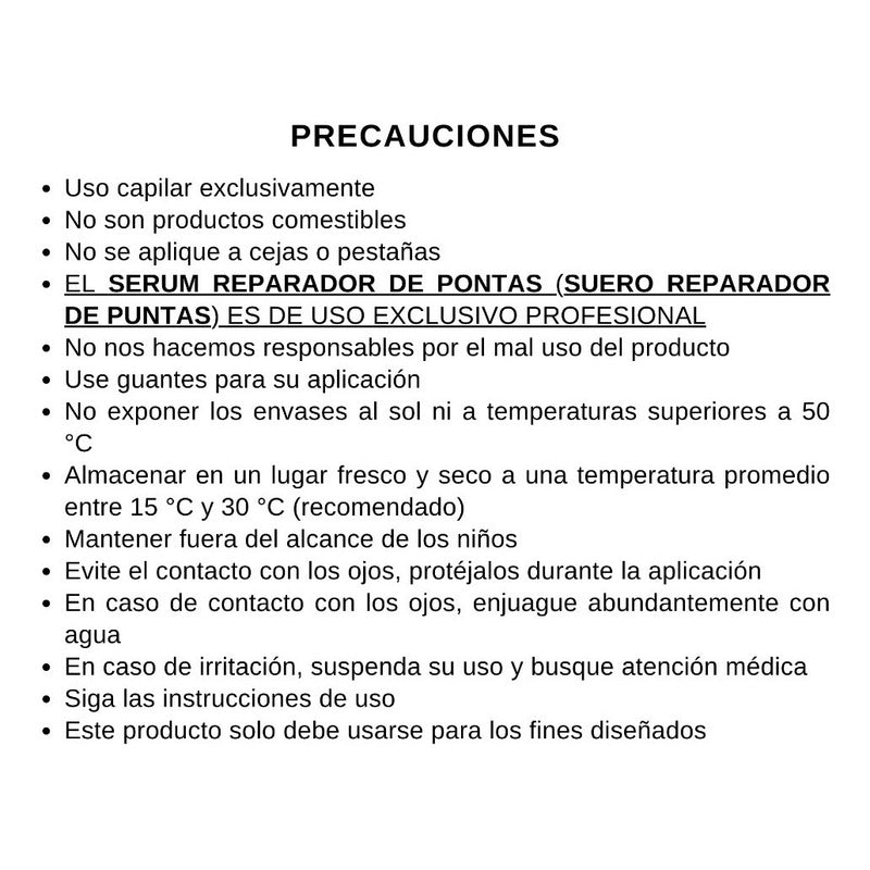 Sérum Reparador De Puntas Let Me Be Protector Térmico 3 Pzas
