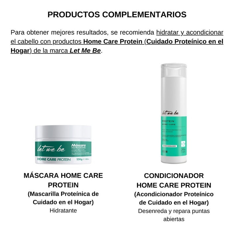 Post-alisado Hidratante Champú Home Care Protein Let Me Be
